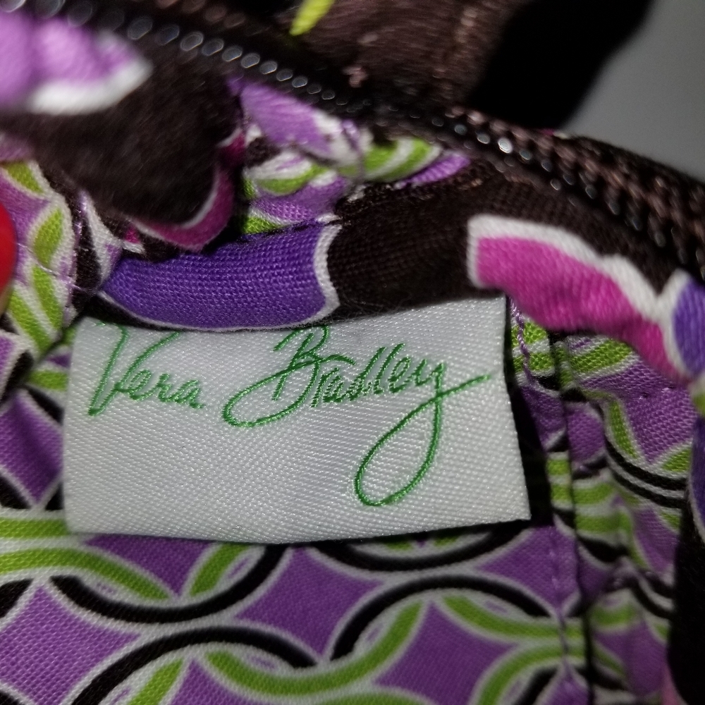 Vera Bradley Wristlet PURPLE PUNCH Pouch Phonecase - Picture 4 of 8